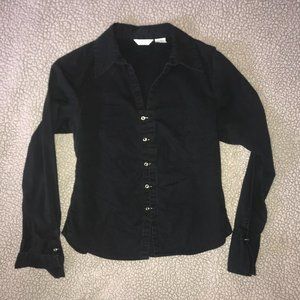 VINTAGE QUIZZ SNAP FRONT WOMEN'S WESTERN SHIRT  SZ M